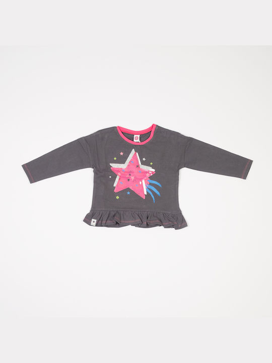 Tuc Tuc Kids Blouse Long Sleeve Gray