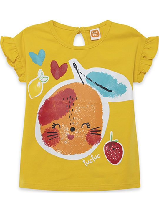 Kids' Shirt Short Sleeve Yellow