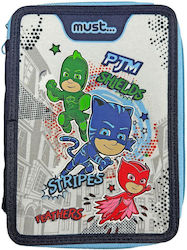 Must Pj Masks Anyone Can Be Hero Κασετίνα Γεμάτη με 2 Θήκες 1τμχ