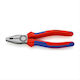 Knipex Πένσα Ίσια Ηλεκτρολόγου Μήκους 180mm