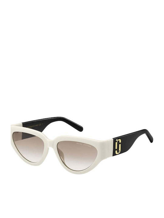 Marc Jacobs Women's Sunglasses with White Plast...