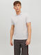 Jack & Jones Ανδρικό T-shirt Κοντομάνικο Polo Evening Haze