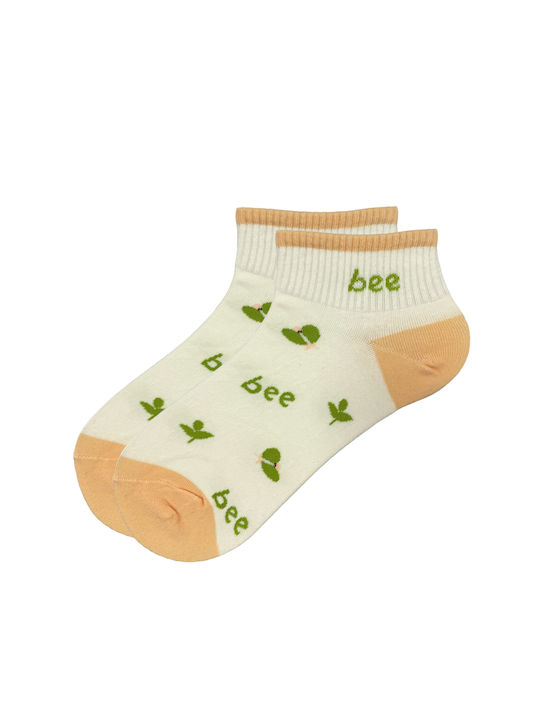 YTL Women's White Socks - 51555-3