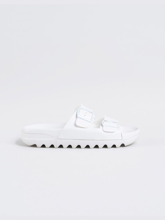 InShoes Damen Flache Sandalen in Weiß Farbe