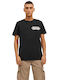 Jack & Jones Herren T-Shirt Kurzarm Schwarz