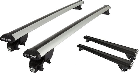 Farad Aluminum Car Roof Bars for Audi Q5 2008-2016 Set with Roof Rack Legs and Lock Silver