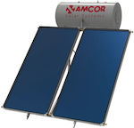 Amcor Reco Premium 200LT C/L Ηλιακός Θερμοσίφωνας 200 λίτρων Glass Διπλής Ενέργειας με 4τ.μ. Συλλέκτη
