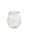 GLASS CANDLE HOLDER LANTERN 8X9CM RHOMBUS