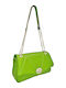 Leather Women's Bag Shoulder Green
