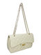 Leather Women's Bag Shoulder Beige