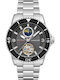 Thomas Earnshaw Prevost Limited Ανδρικό Ρολόι 42mm Μπαταρίας με Ασημί Μεταλλικό Μπρασελέ