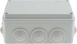 Abb Elektroinstallationsdose für Außenmontage Verzweigung IP55 in Gray Farbe 00822