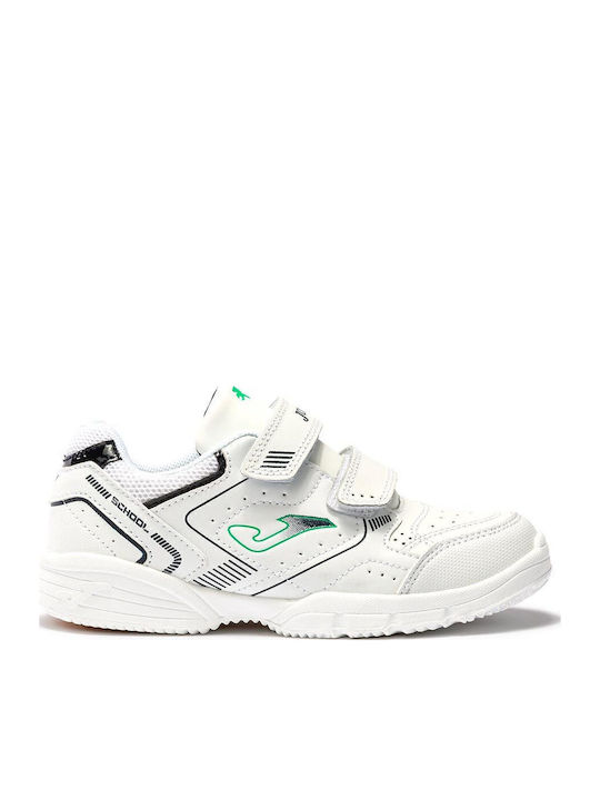 School Jr Παιδικά Sneakers με Σκρατς Λευκά