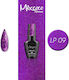 Mixcoco Semi-Permanent Nail Polish 009 with Glitter 15ml 1pcs