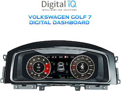 Digital IQ 12.5" Car Screen for Dashboard Volkswagen Golf VII 2013-2020 with Bluetooth, USB, WiFi