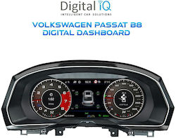 Digital IQ 12.5" Car Screen for Dashboard Volkswagen Passat B8 2016+ with Bluetooth, WiFi, GPS