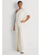 Ralph Lauren Γυναικεία Αμάνικη Ολόσωμη Φόρμα Λευκή
