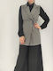Fullah Sugah Lang Damen Blazer Gray