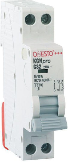 Redled Automatic Circuit Breaker 20A Double-pole AC 26902