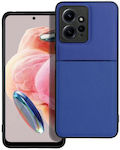 Forcell Noble Umschlag Rückseite Silikon / Kunststoff Blau (Redmi Note 12 4G)