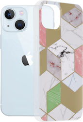 Techsuit Marble Back Cover Silicone Multicolour (iPhone 13)