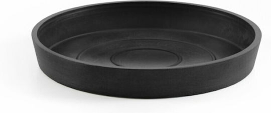 Ecopots Πιάτο Γλάστρας Πλαστικό Γκρι 15x15εκ. 74.019.16A