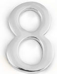 NUMBER 05CM 8 NICKEL SELF-ADHESIVE C707-2