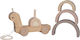 Jabadabado Slide Toy Snail made of Wood for 12++ Months