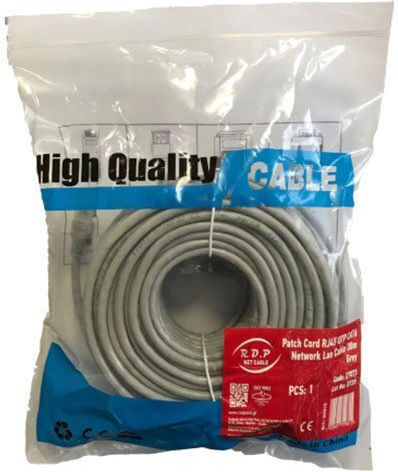 Redled U/UTP Cat.6 Gigabit Network Cable Ethernet 15m White