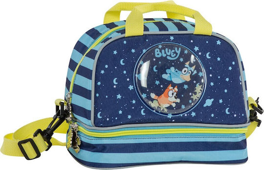 Graffiti Bluey Kids' Lunch Bag Shoulderbag 4.5L Blue Bluey 20x16x22cm