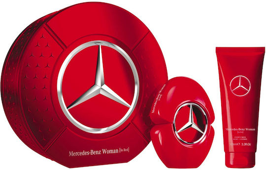 Woman in Red Set pentru femei cu Loțiune de corp 2buc