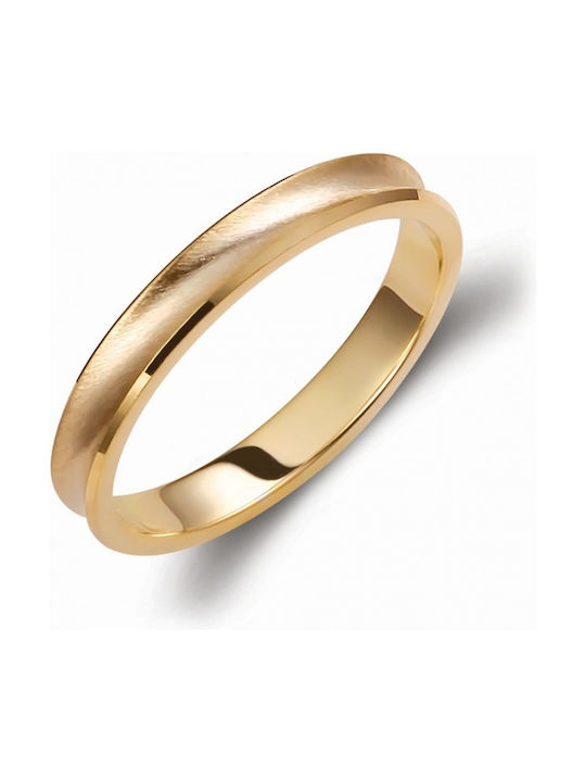 Valauro Slim Wedding Rings of Yellow Gold
