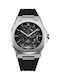 D1 Milano Skeleton Watch Automatic with Black Rubber Strap