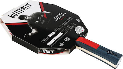Butterfly Dimitrij Ovtcharov Ruby Ping Pong Racket for Advanced Players
