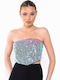 Γυναικείο Καλοκαιρινό Crop Top Πολύχρωμο