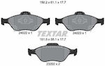 Textar Brake Pad Front 4pcs