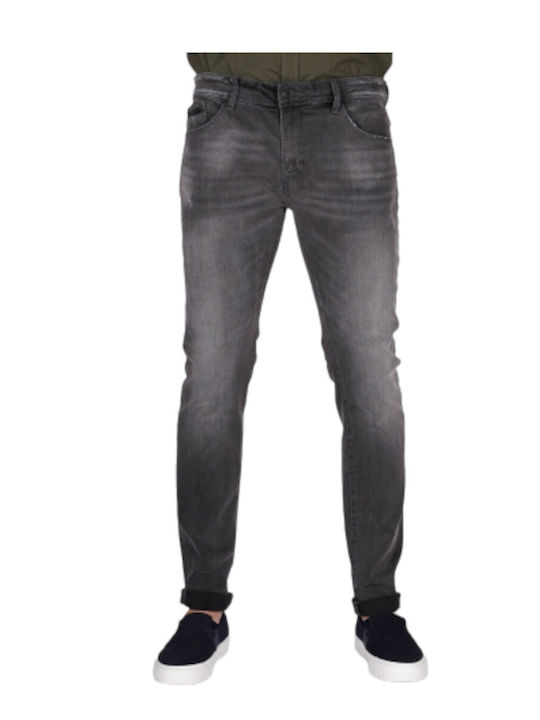 Frank Tailor Men's Jeans Pants in Slim Fit Grey