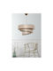 Opviq Couper Pendant Light Beige with Socket E27 40x72cm