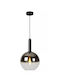 Lucide Lightning Marius Pendant Light Single-Light Ball for Socket E27 Black