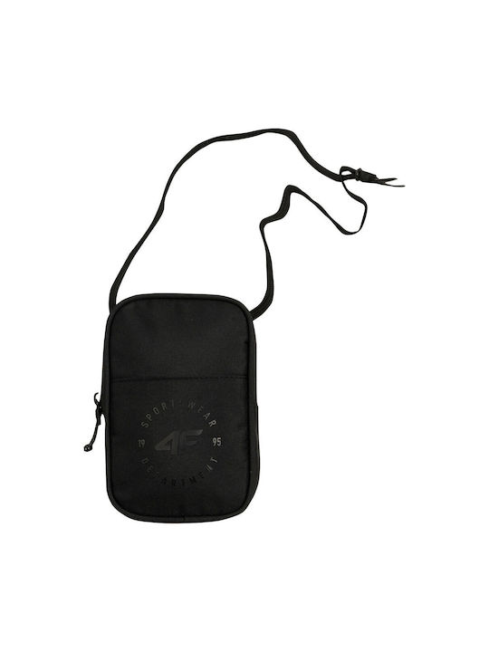 4F Ανδρική Τσάντα Ώμου / Χιαστί σε Μαύρο χρώμα