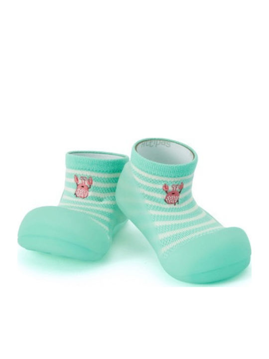 Attipas Kids' Long Slipper Socks Green