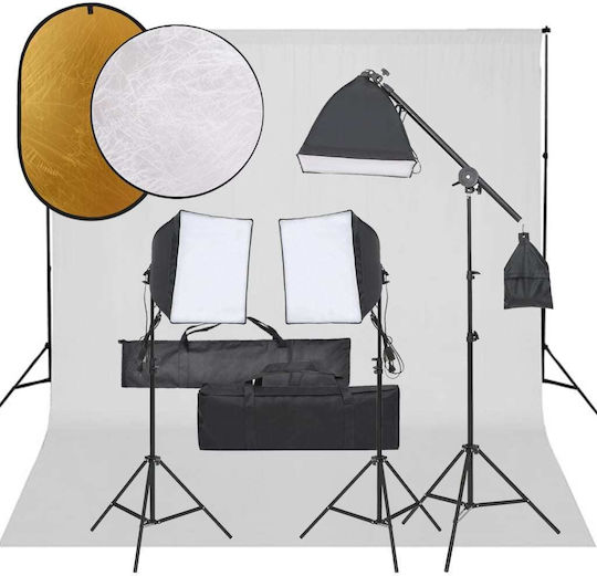 vidaXL Lighting Kit With Tripod