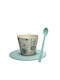 Total Gift Tasse Kaffee Kunststoff Mehrfarbig 90ml