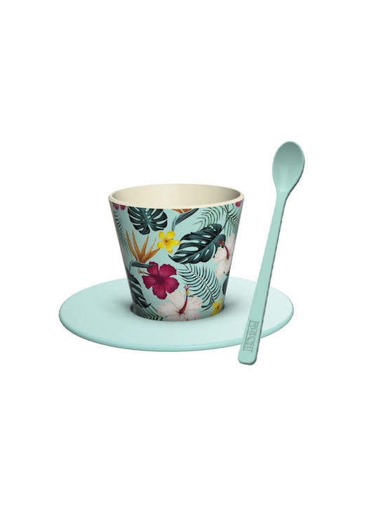 I-Total Tasse Espresso Kunststoff Mehrfarbig 90ml