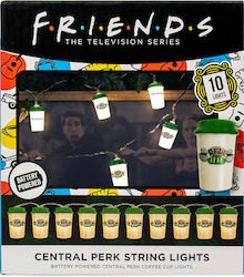 Blue Sky Studios Friends Coffee Cups String Lights Garland Light LED 1.65m