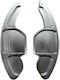 Carner Paddles Shift Αλουμινίου για Audi A3 2013-2016 / A4 2013-2016 / A5 2013-2016 Ασημί 2τμχ