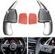 Carner Paddles Shift Αλουμινίου για Audi A3 2017 / A4 2017 / A5 2017 Ασημί 2τμχ