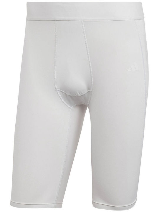 adidas Techfit Aeroready Ανδρικό Αθλητικό Κολάν Κοντό Λευκό