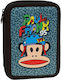 Back Me Up Paul Frank Skate Pencil Case Full with 2 Compartments Multicolored