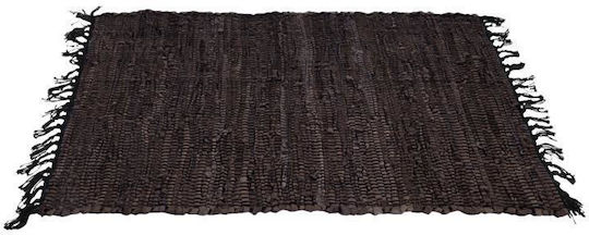 Fylliana Loom Teppich Rechteckig Synthetisch,Polyester/Cotton/Leather Braun
